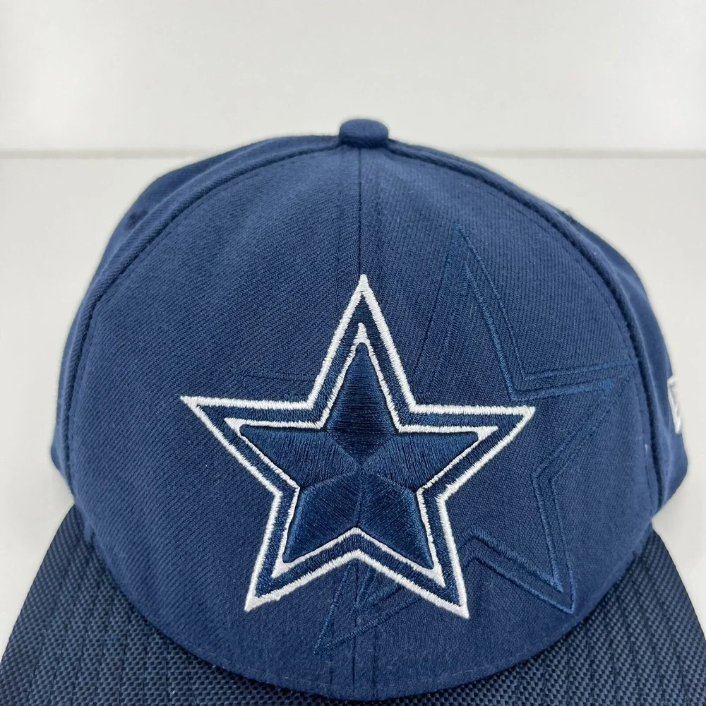 New Era Dallas Cowboys 59FIFTY Low Profile Fitted Hat Navy Blue Mens 7 3/8 NFL